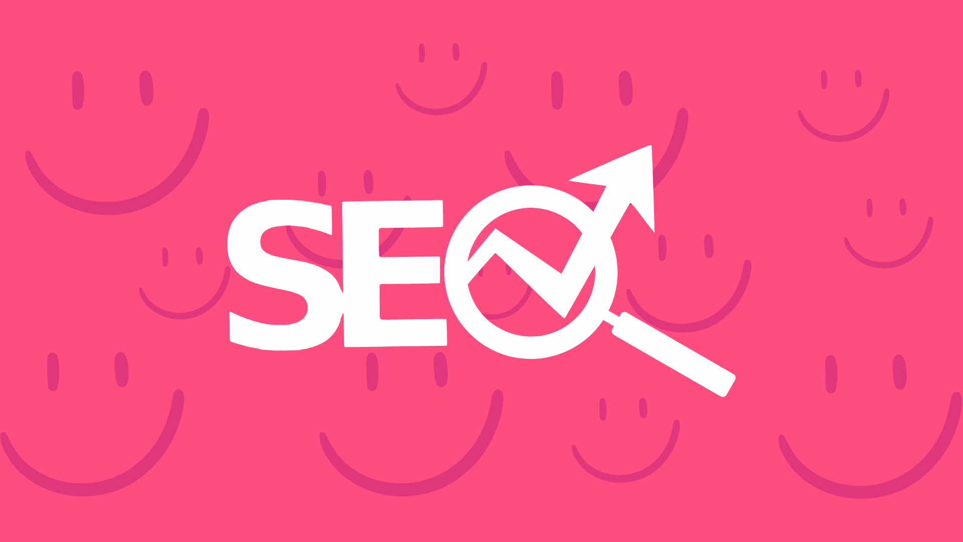 image de seo sur fond rose