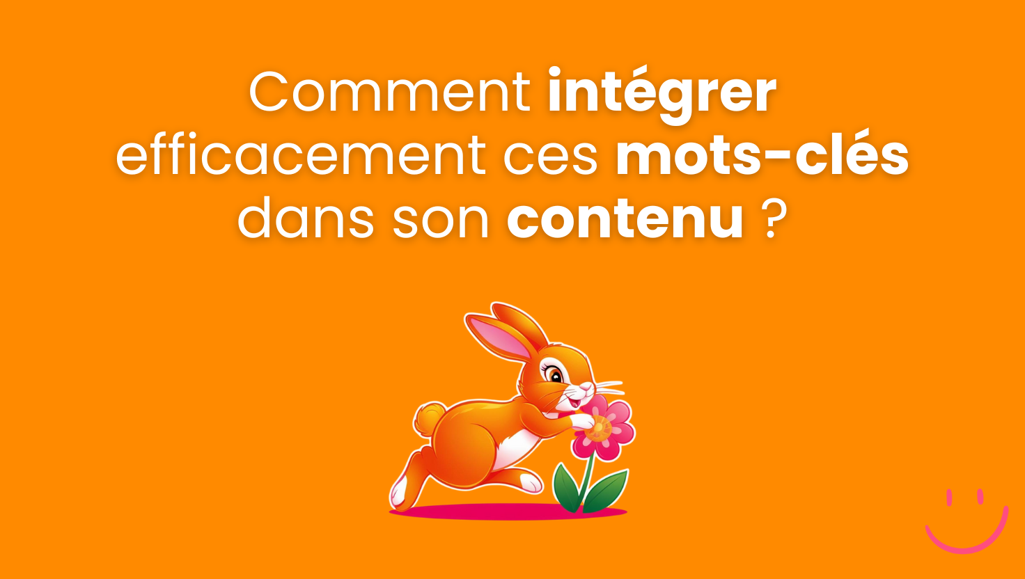 lapin avec une fleur en illustration